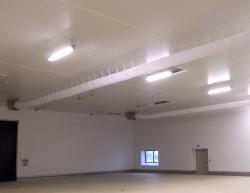 Traitement d'air d'une salle de production par gaine textile